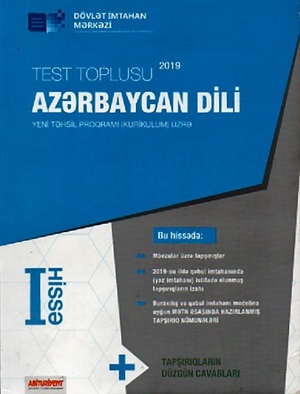 Azərbaycan dili test toplusu I hissə