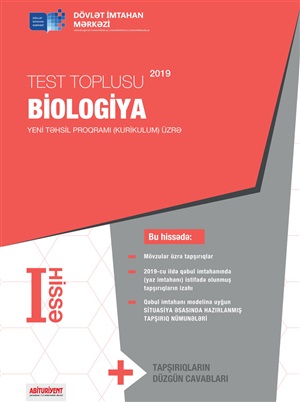 Biologiya test toplusu I hissə