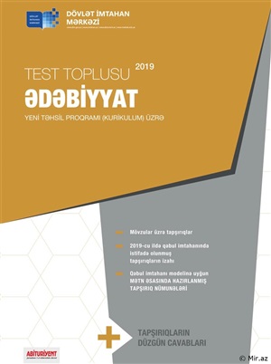 Ədəbiyyat test toplusu