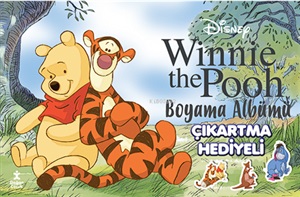 Disney Winnie The Pooh Boyama Albümü - Çıkartma Hediyeli
