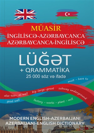 Müasir İngilis-Azəri Lüğət + Qrammatika