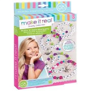 Make It Real Block & Rock Charm Bracelets