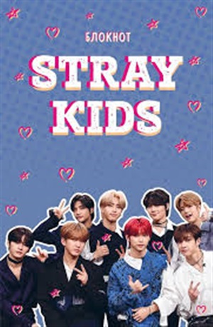 Блокнот Stray Kids (формат А5, мягкая обложка с фото)