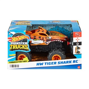 Mattel Hot Wheels Monster Trucks 1:24 Tiger SharkTM RC Vehicle