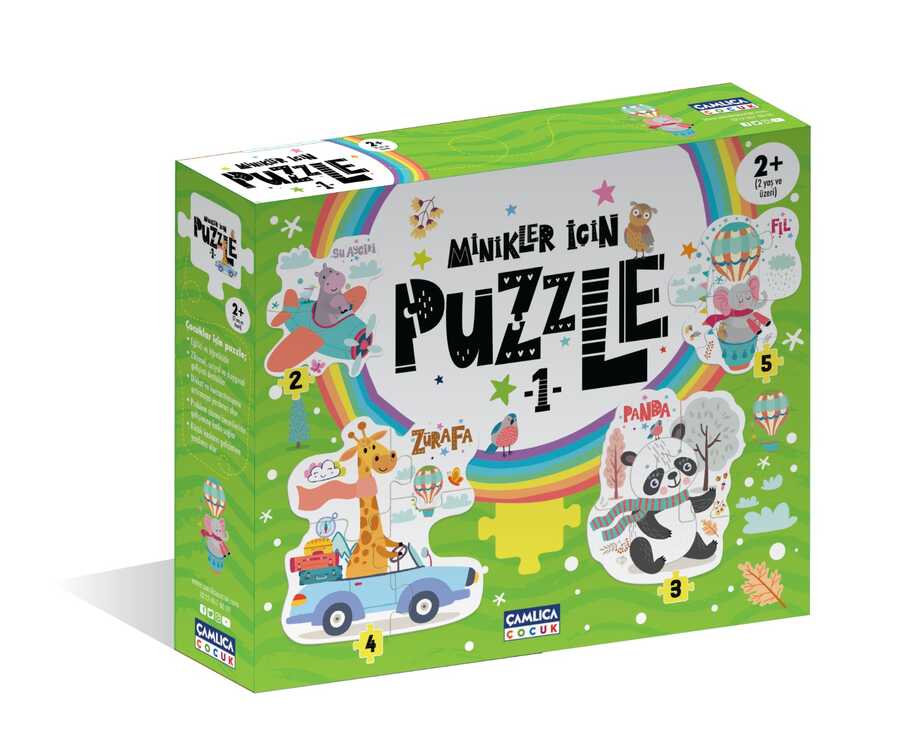 Minikler İçin Puzzle 1 Okul Öncesi