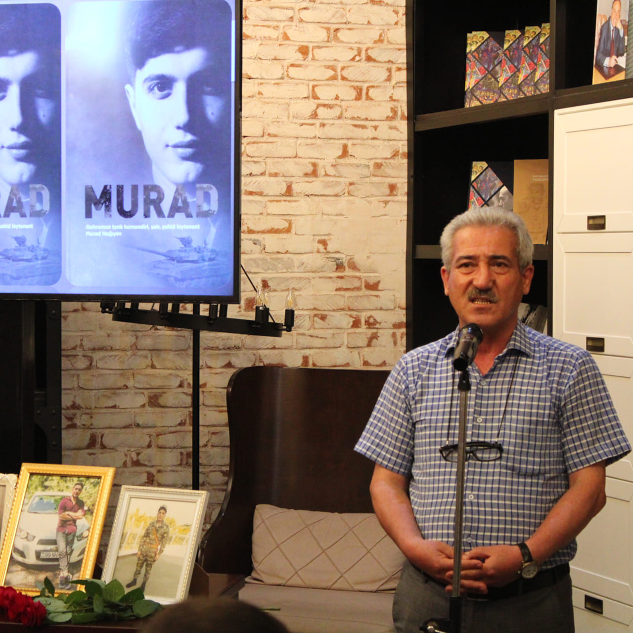 Şəhid leytenant Murad Nağıyev haqqında kitabın təqdimatı keçirilib