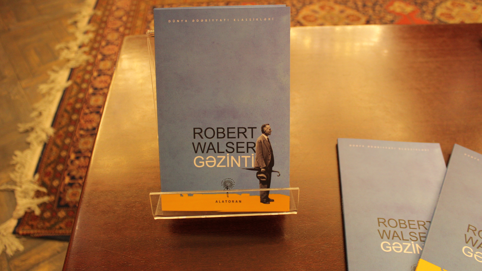 Məşhur isveçrəli yazıçı Robert Valserin “Gəzinti” kitabının təqdimatı keçirildi
