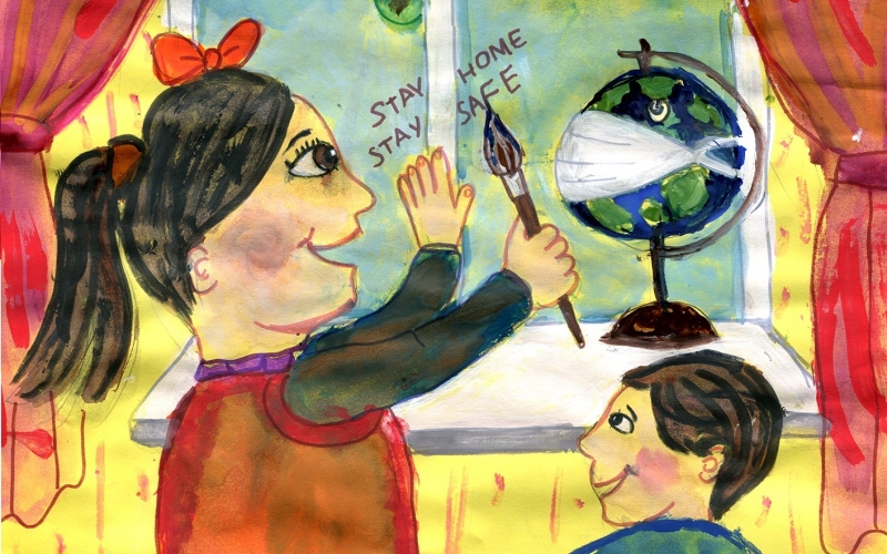 Baku Book Center announces winners of Children's drawing and fairy tale contest “Staying active at home”