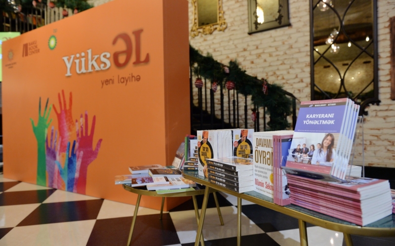 YÜKSƏL project launched at Baku Book Center