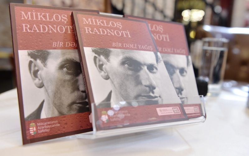 Miklos Radnoti’s book unveiled at Baku Book Center