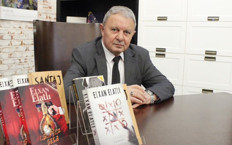 Book signing event with Elkhan Elatli held at Baku Book Center
