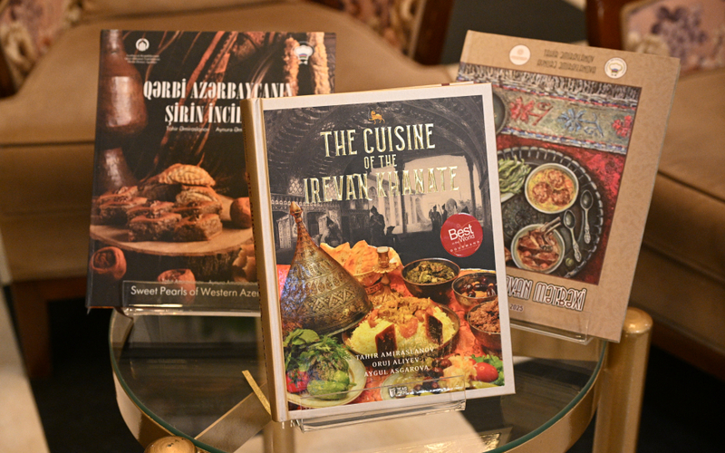 Bakı Kitab Mərkəzində “İrəvan xanlığının bölgə mətbəxi” kitabının ingiliscə nəşri təqdim olunub